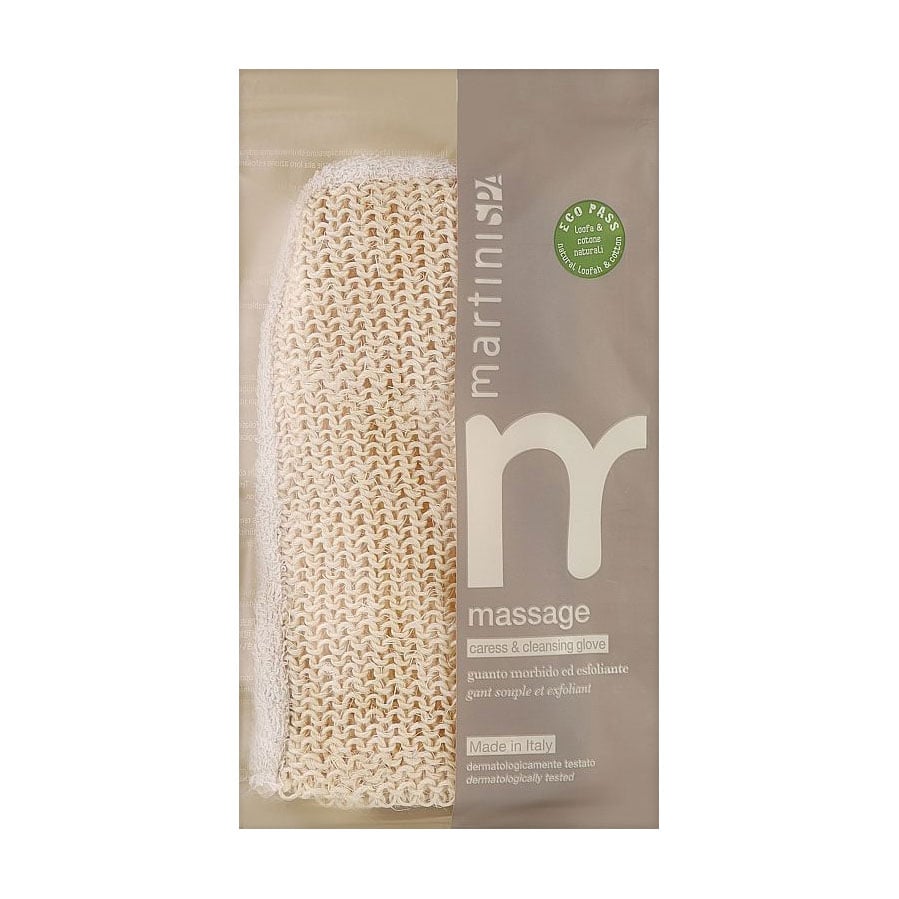 Мочалка-рукавичка MARTINI SPA Bambu Scented Body Sponge двостороння, із бавовни (0042MMM)